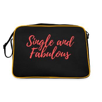 Célibataire et fabuleux - Sac Retro - noir/or - Dos
