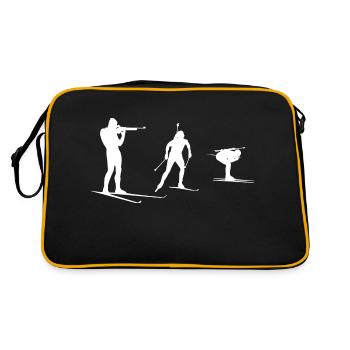 Biathlon - Retro Bag - black/gold - Back