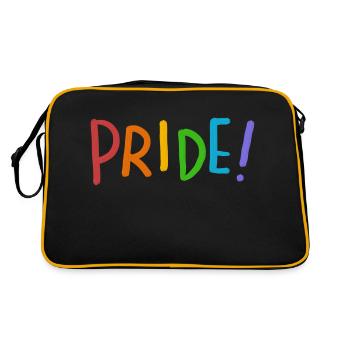 Pride Day - Pride 3 - Retro Bag - black/gold - Back