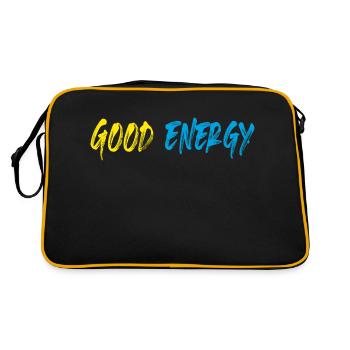 Buena energia - Bonne énergie - Sac Retro - noir/or - Dos