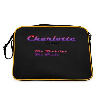 Charlotte - Sac Retro - noir/or - Dos