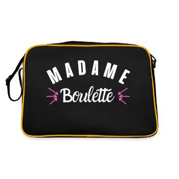 madame boulette - Sac Retro - noir/or - Dos