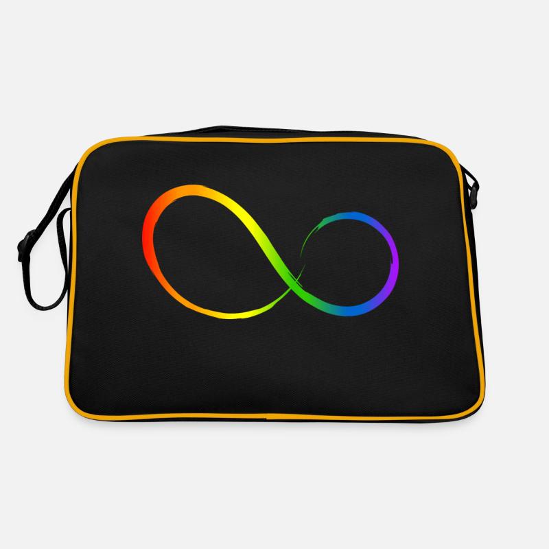 Icône Infinity infinite rainbow colors Sac Retro