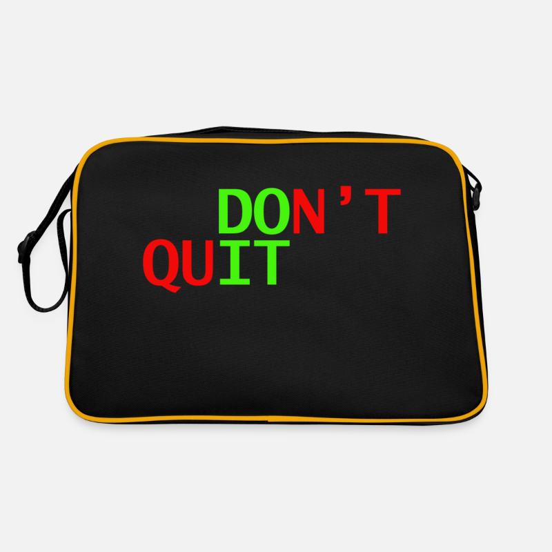 don't quit doit Retro Bag