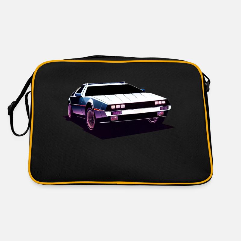 Delorean Youngtimer Oldtimer Retro Tasche
