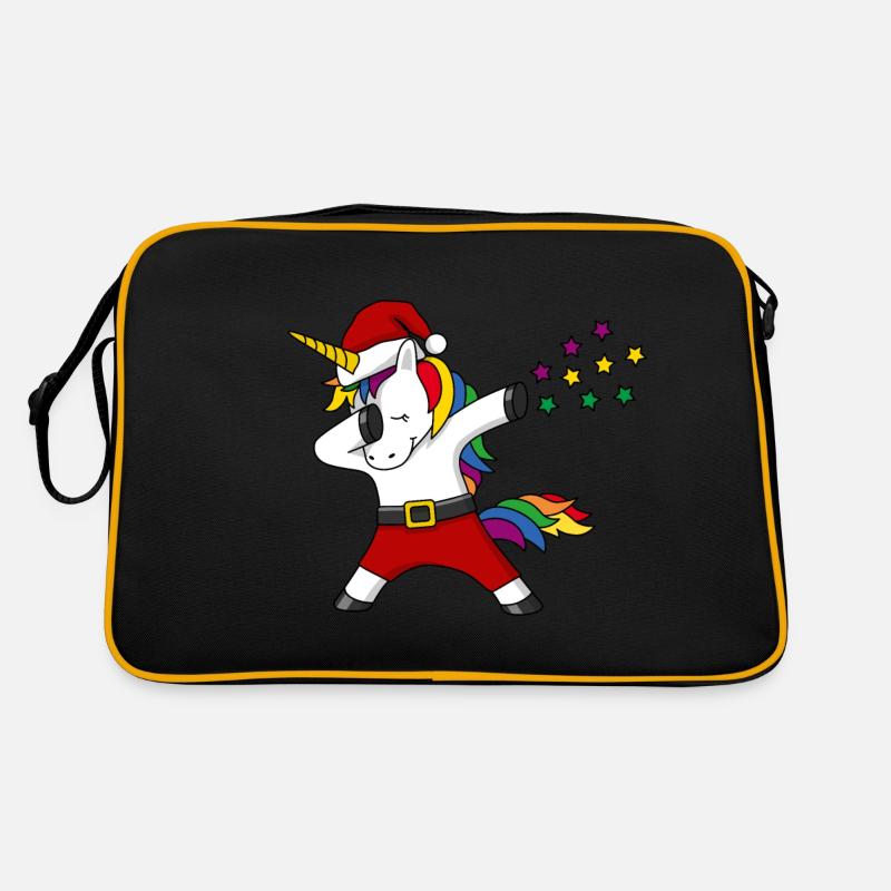 Noël Licorne Arc-en-ciel dabing Cadeau Sac Retro