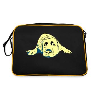 Labrador - Retro Bag - black/gold - Back