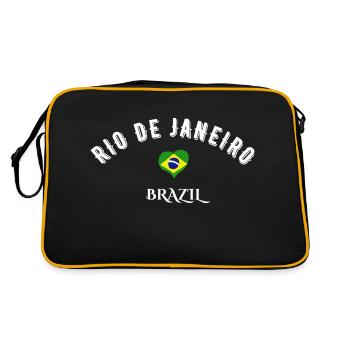 Rio de Janeiro brazil - Sac Retro - noir/or - Dos