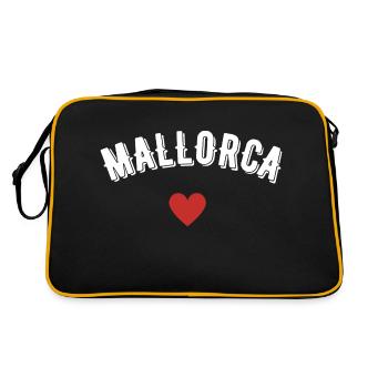 Mallorca - Retro Tasche - Schwarz/Gold - Hinten