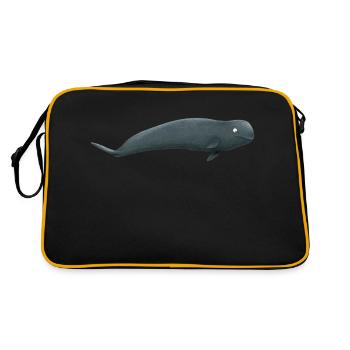 globicéphale - Sac Retro - noir/or - Dos