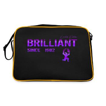 Brillant depuis 1982 - Sac Retro - noir/or - Dos