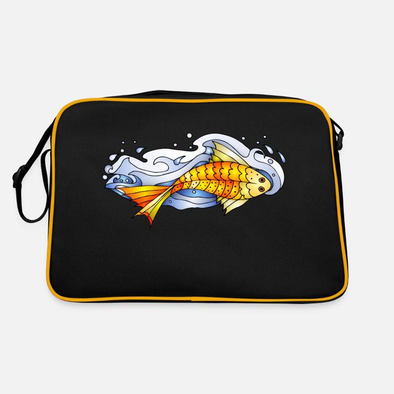 Fisch Retro Tasche