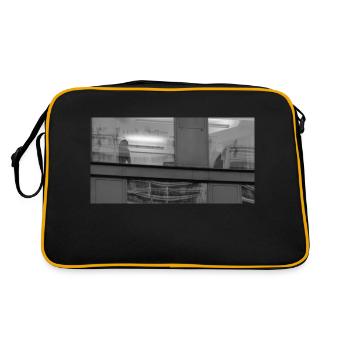 Hidden behind glass - Retro Bag - black/gold - Back