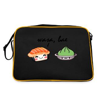 Wasa, Bae sushi wasabi - Sac Retro - noir/or - Dos