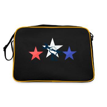 Chemise de la fête du Travail - Stars & Work - Sac Retro - noir/or - Dos