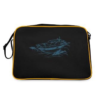 Canot automobile - Sac Retro - noir/or - Dos