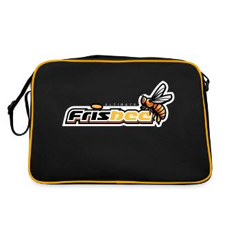 Ultimate FrisBEE - Retro Bag - black/gold - Back