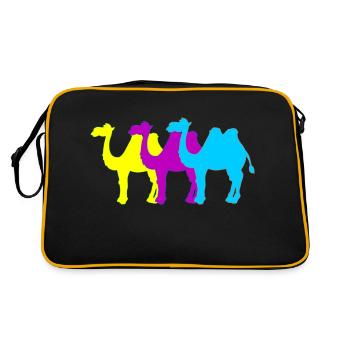 Chameaux - Sac Retro - noir/or - Dos