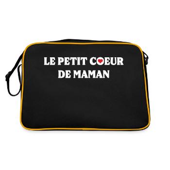 Le Petit Cœur De Maman - Sac Retro - noir/or - Dos