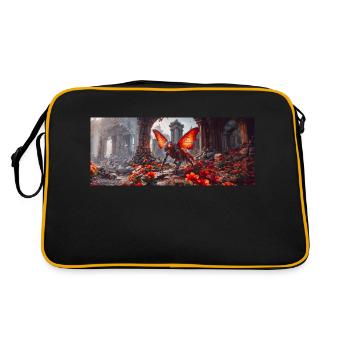 L’avènement du monstre mutant papillon géant Apocalypes - Sac Retro - noir/or - Dos