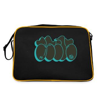 Untitled Project 21 - Retro Bag - black/gold - Back