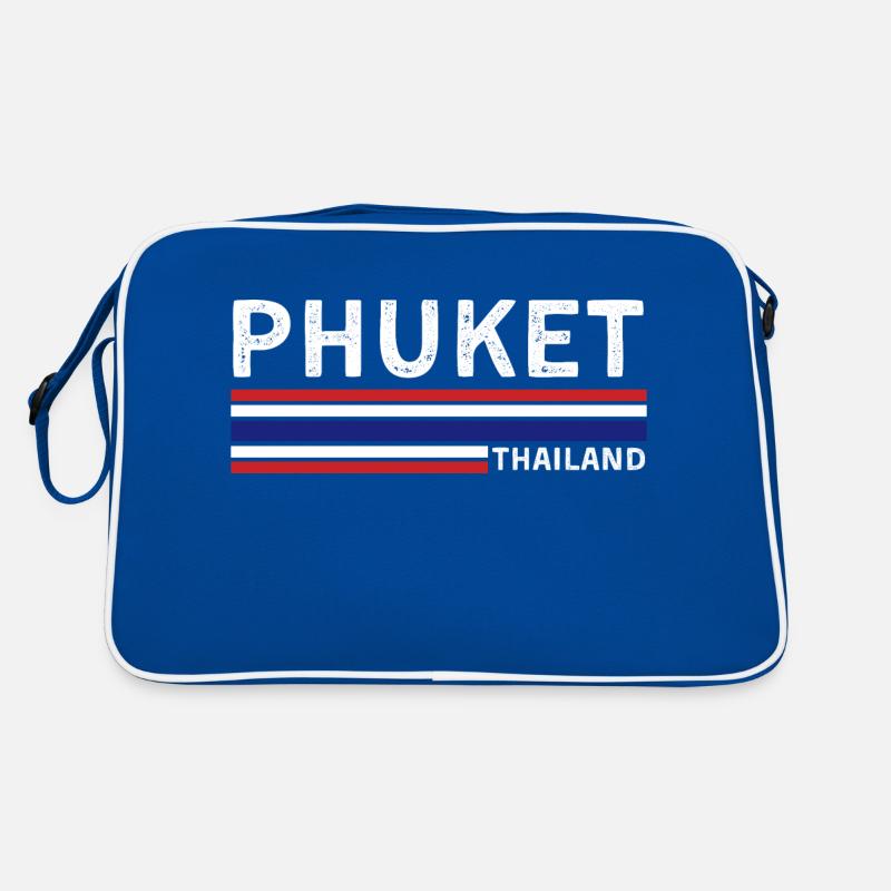 T-shirt drapeau de la Thaïlande de Phuket Sac Retro