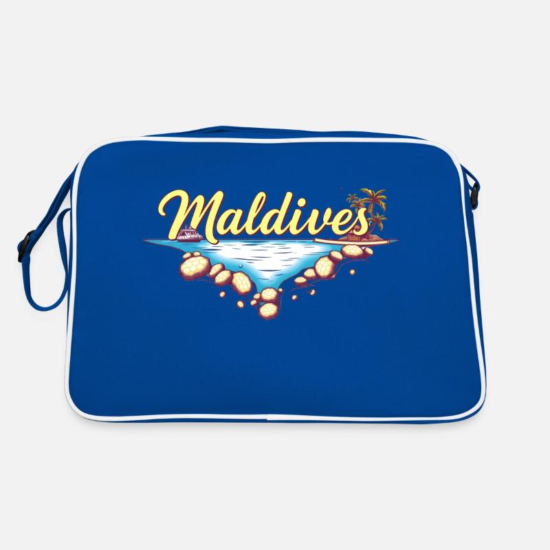 Malediven Geschenkidee Retro Tasche