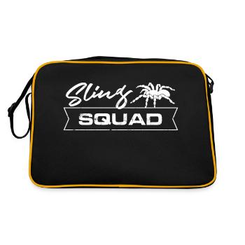 sling squad Design pour un fan d’araignées poilues - Sac Retro - noir/or - Dos