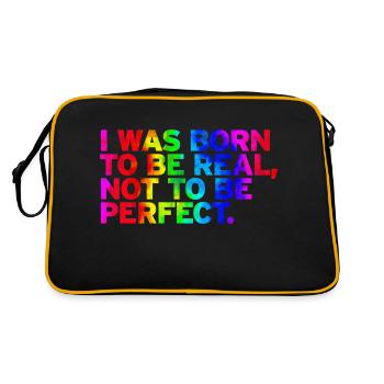 Be original vector design symbol retro quote label - Retro Bag - black/gold - Back