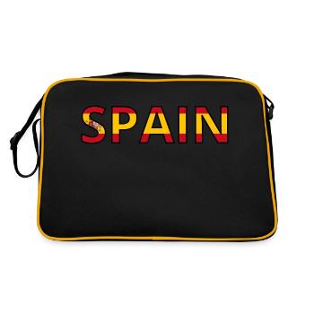 Drapeau Spain - Sac Retro - noir/or - Dos