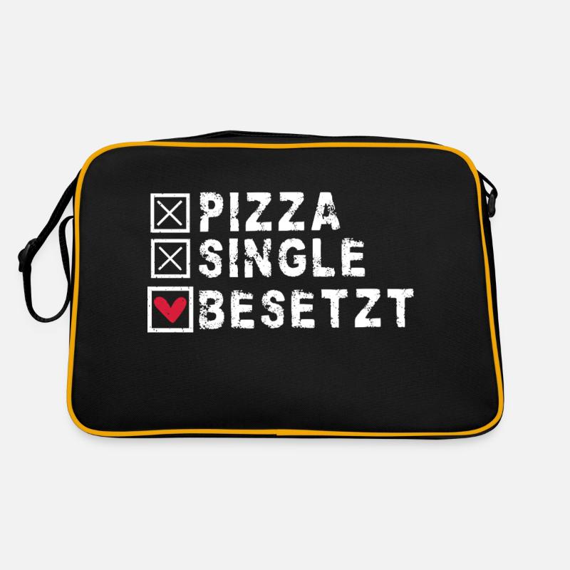 Pizza single occupied Retro Bag