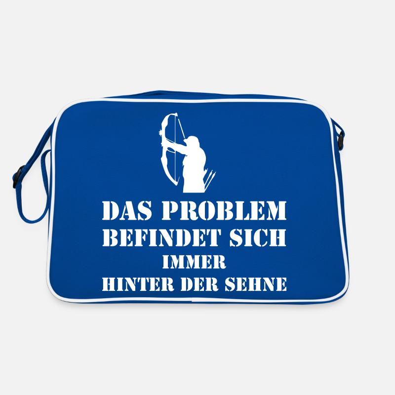 Bogenschießen / Sehne / Geschenk Idee Retro Tasche