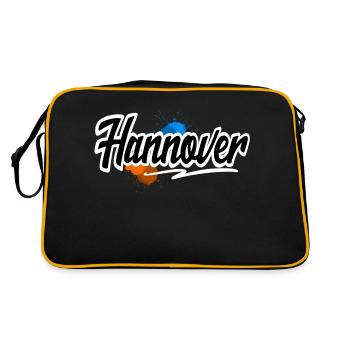 Hanover - Retro Bag - black/gold - Back