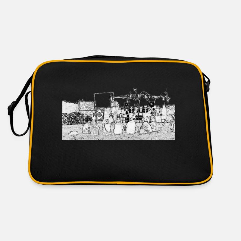 system333 - Retro Tasche - Schwarz/Gold