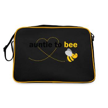 Auntie To Bee - Retro Bag - black/gold - Back