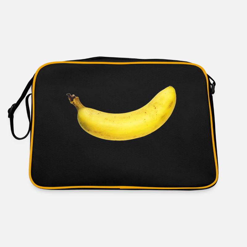 Banane - Retro Tasche - Schwarz/Gold