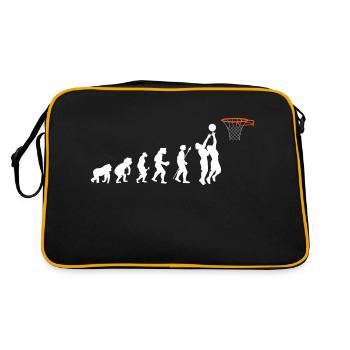 Basketball Evolution - Retro Bag - black/gold - Back