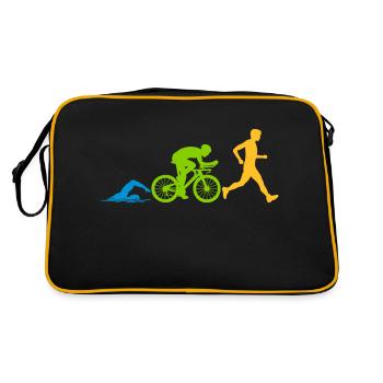 Sport Triathlon Competition - Retro Bag - black/gold - Back