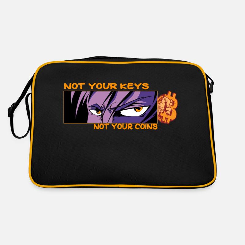 Bitcoin, pas vos clés, pas vos pièces Sac Retro