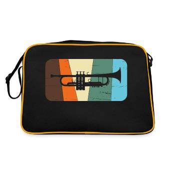trumpet - Retro Bag - black/gold - Back