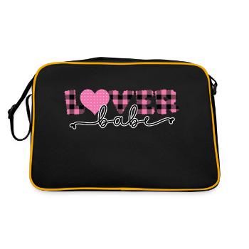Amant - Sac Retro - noir/or - Dos