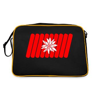 Drapeau suisse - Sac Retro - noir/or - Dos
