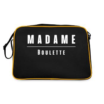madame boulette - Sac Retro - noir/or - Dos