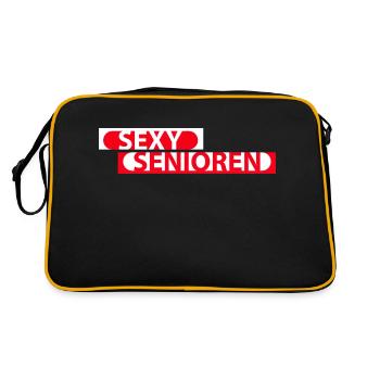 sexy seniors - Retro Bag - black/gold - Back