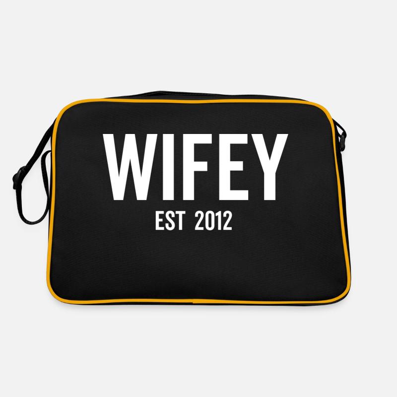 Ehefrau Est 2012 Retro Tasche