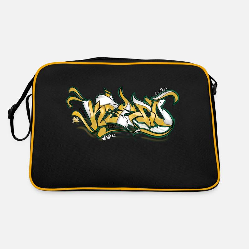 Graffiti-Stile Retro Tasche