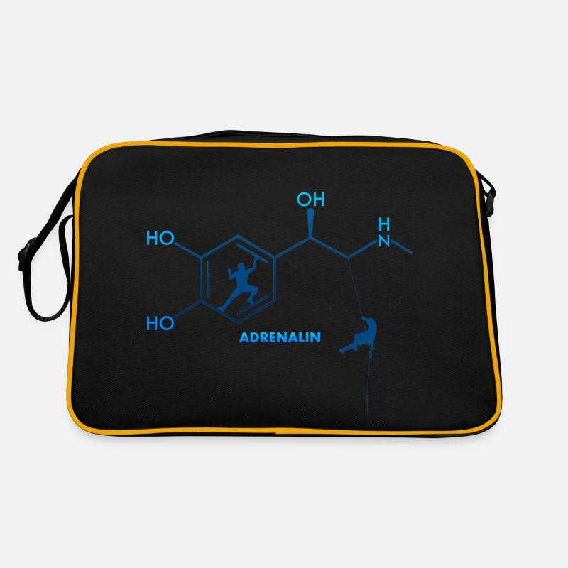 Climbing Klettern Bouldern Adrenalin Formel Chemie Retro Tasche