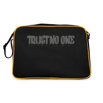 Ne faites confiance à personne des vibrations inspirantes de motivation amoureuse - Sac Retro - noir/or - Dos