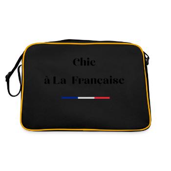 Chic à la française - Sac Retro - noir/or - Dos