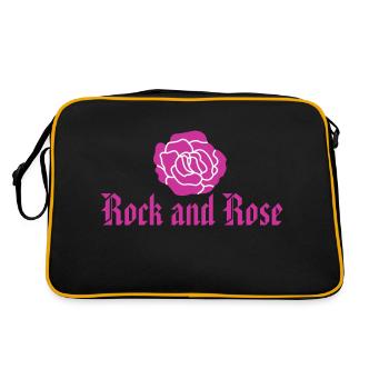 Rock and Rose - rose - Sac Retro - noir/or - Dos